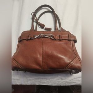 Authentic pre loved coach leather bag